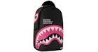 Sprayground Shark Central Pink DLXSV Backpack Black Pink