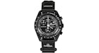 Swatch x Omega Bioceramic Moonswatch Mission To Moonphase Snoopy Black